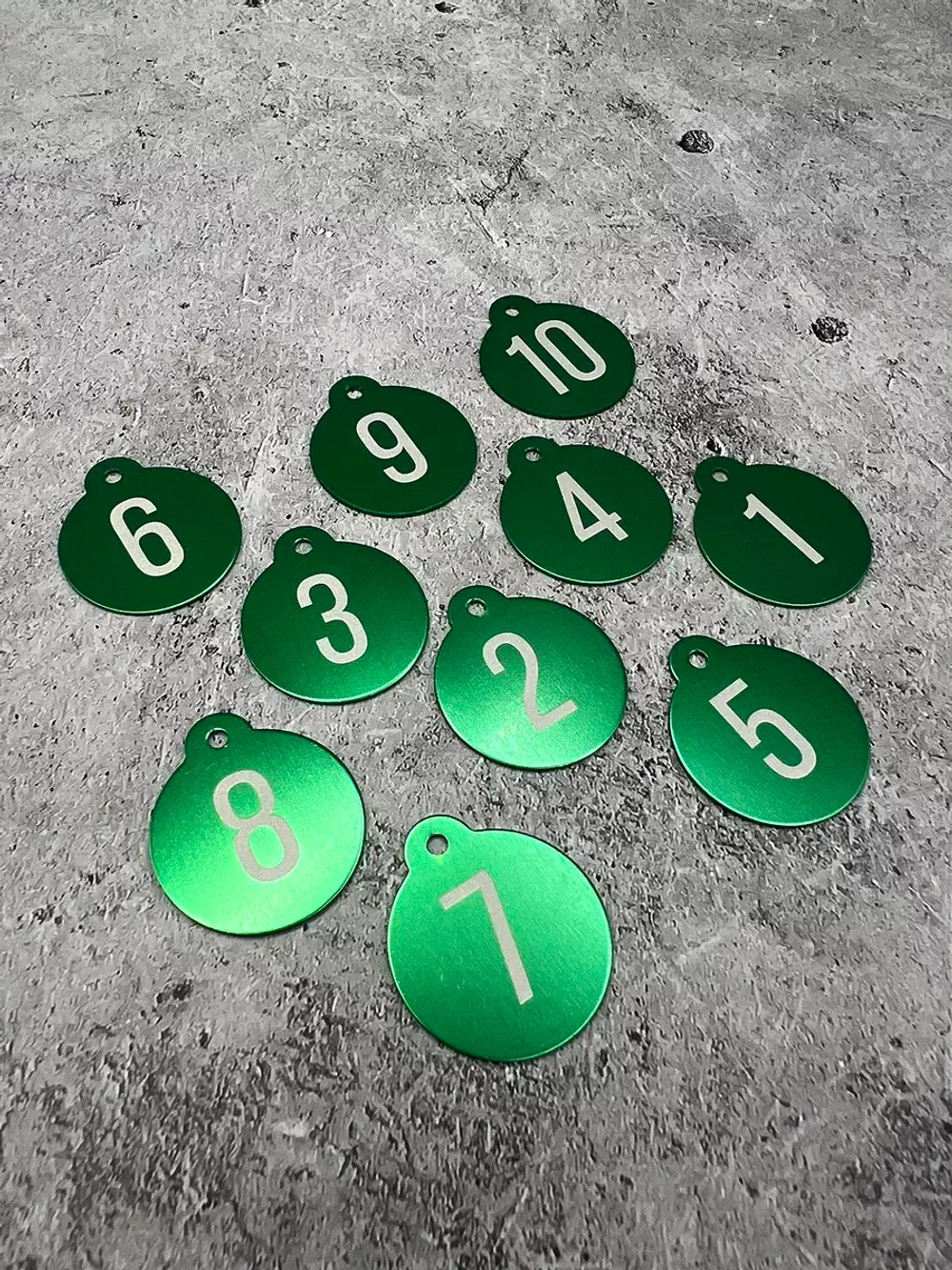 Номерки на ключи, металл