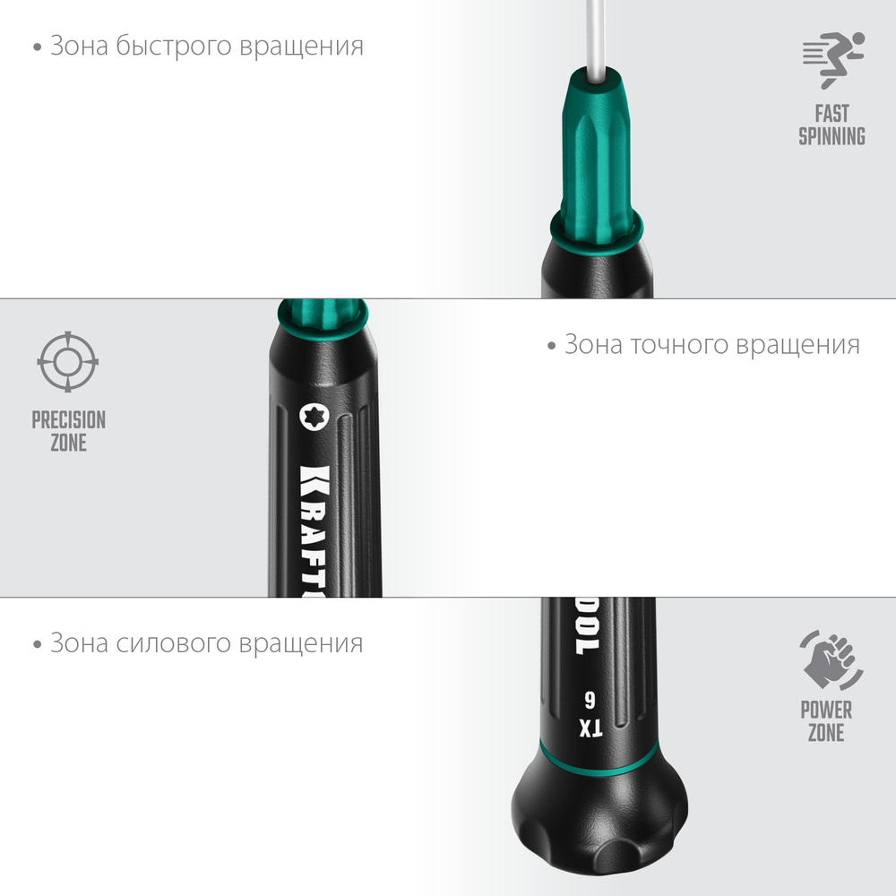 Precision отвертка для точных работ TX6, KRAFTOOL