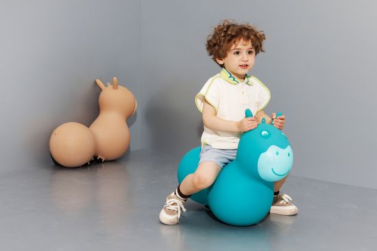 Надувной прыгун-каталка Micro Air Hopper II, розовый