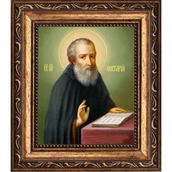 Нектарий Печерский преподобный. Икона на холсте.