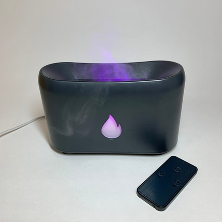 Аромадиффузор ультразвуковой Flame Black с эффектом пламени