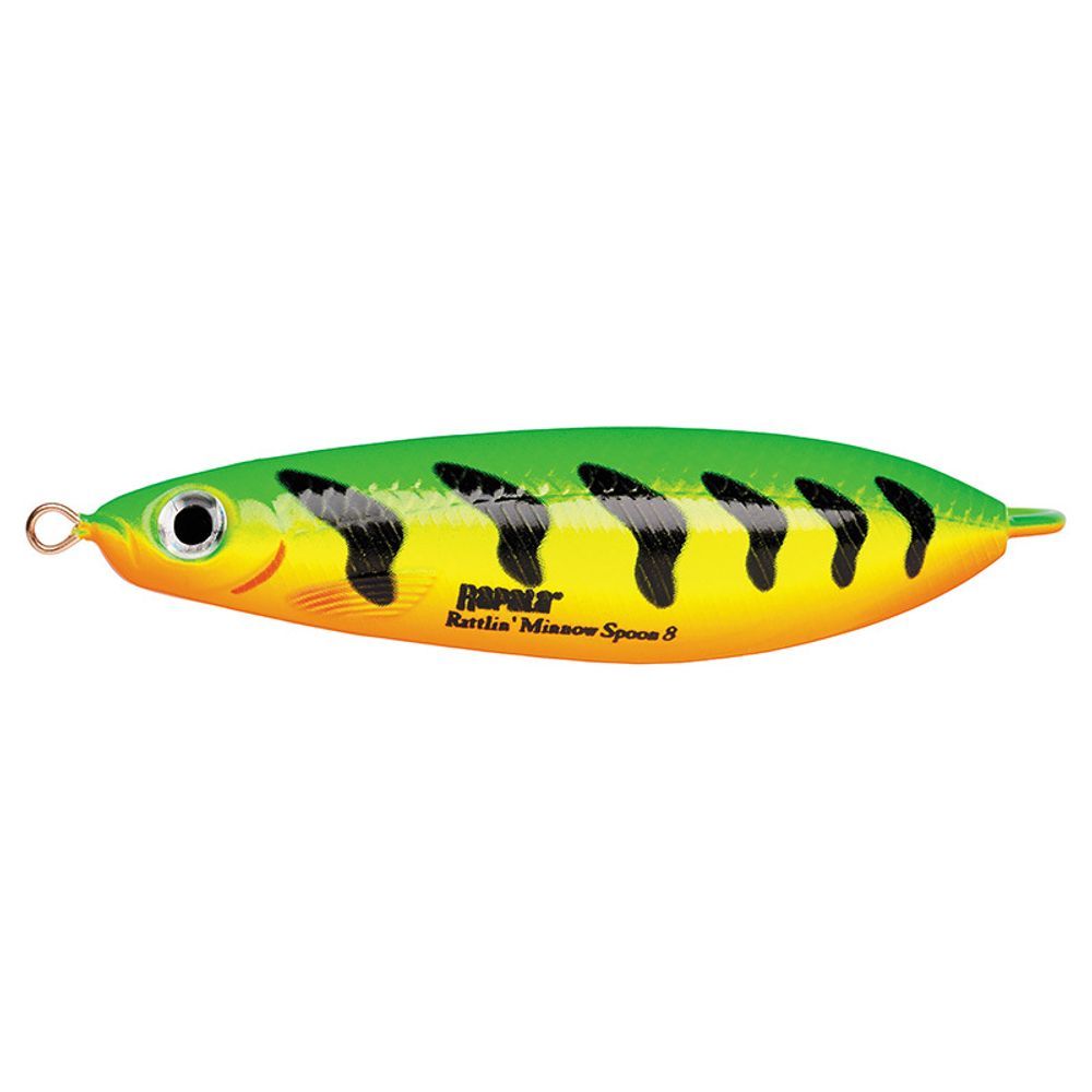 Незацепляйка RAPALA Rattlin&#39; Minnow Spoon RMSR08 / 8 см, 16 г, цвет FT