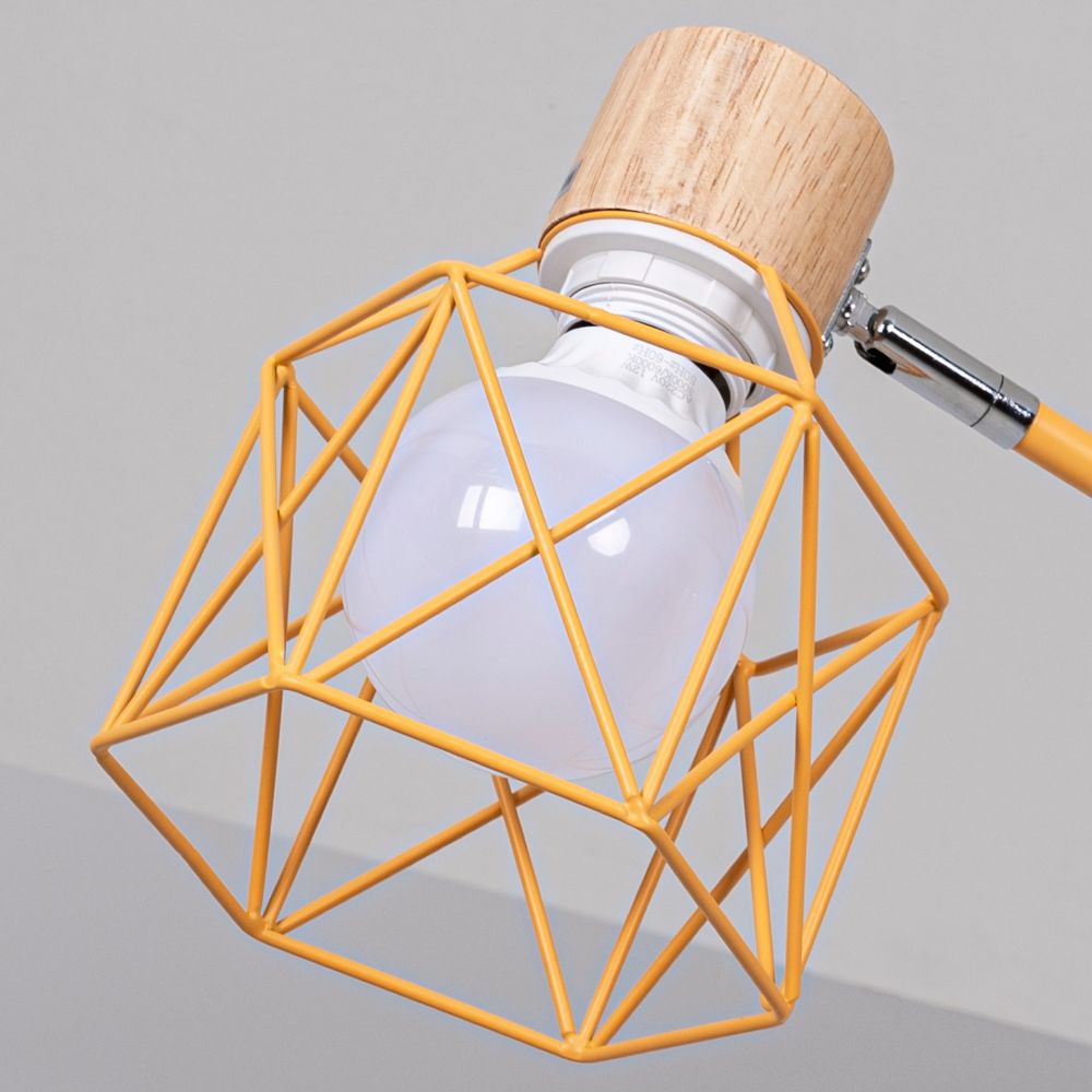 Потолочная люстра CORF B3 Yellow 8 lamps