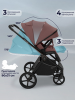 Коляска 3 в 1 Sweet Baby SBL Elegante Therma + автокресло Premier Black Mokka