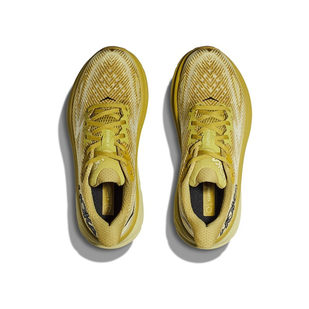 Кроссовки женские HOKA W CLIFTON 9 Golden Lichen / Celery Root