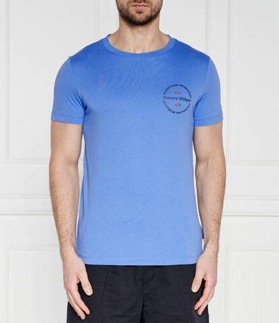 Футболка Tommy Hilfiger - голубой(MW0MW34390)