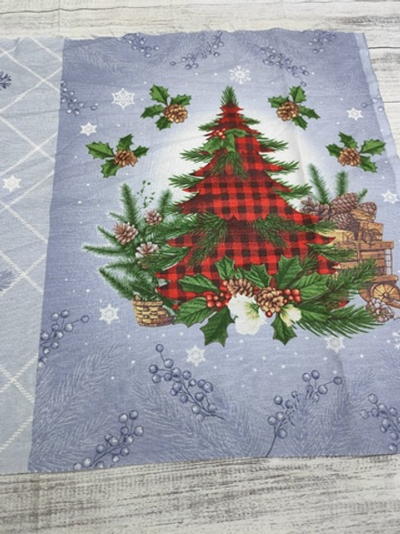 Рогожка / Гномы на сером/купон