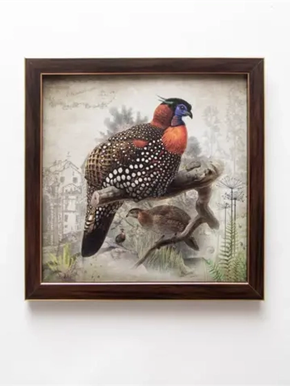 Картина на стену интерьерная на хосте 22,5*22,5 см