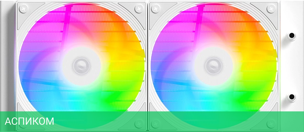 Система жидкостного охлаждения для процессора ID-Cooling FX240 INF White