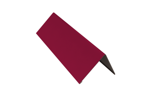 Планка конька плоского простая 145х145х2000 (ПЭ-01-3005-0,45) Красное вино