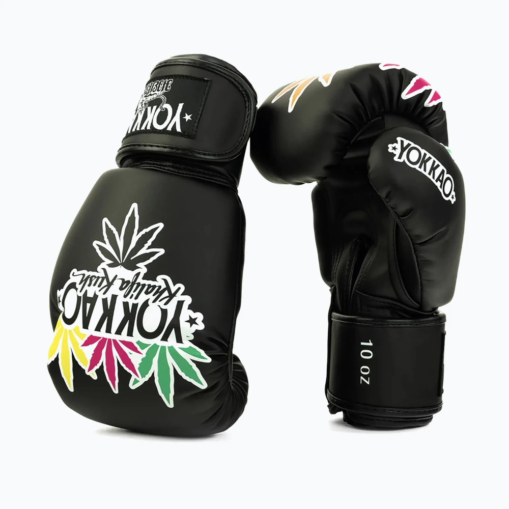 Боксёрские перчатки YOKKAO Khalifa Kush Boxing black