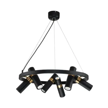 Подвесная люстра 12*GU10 2997-6P золото/черный Light point Favourite