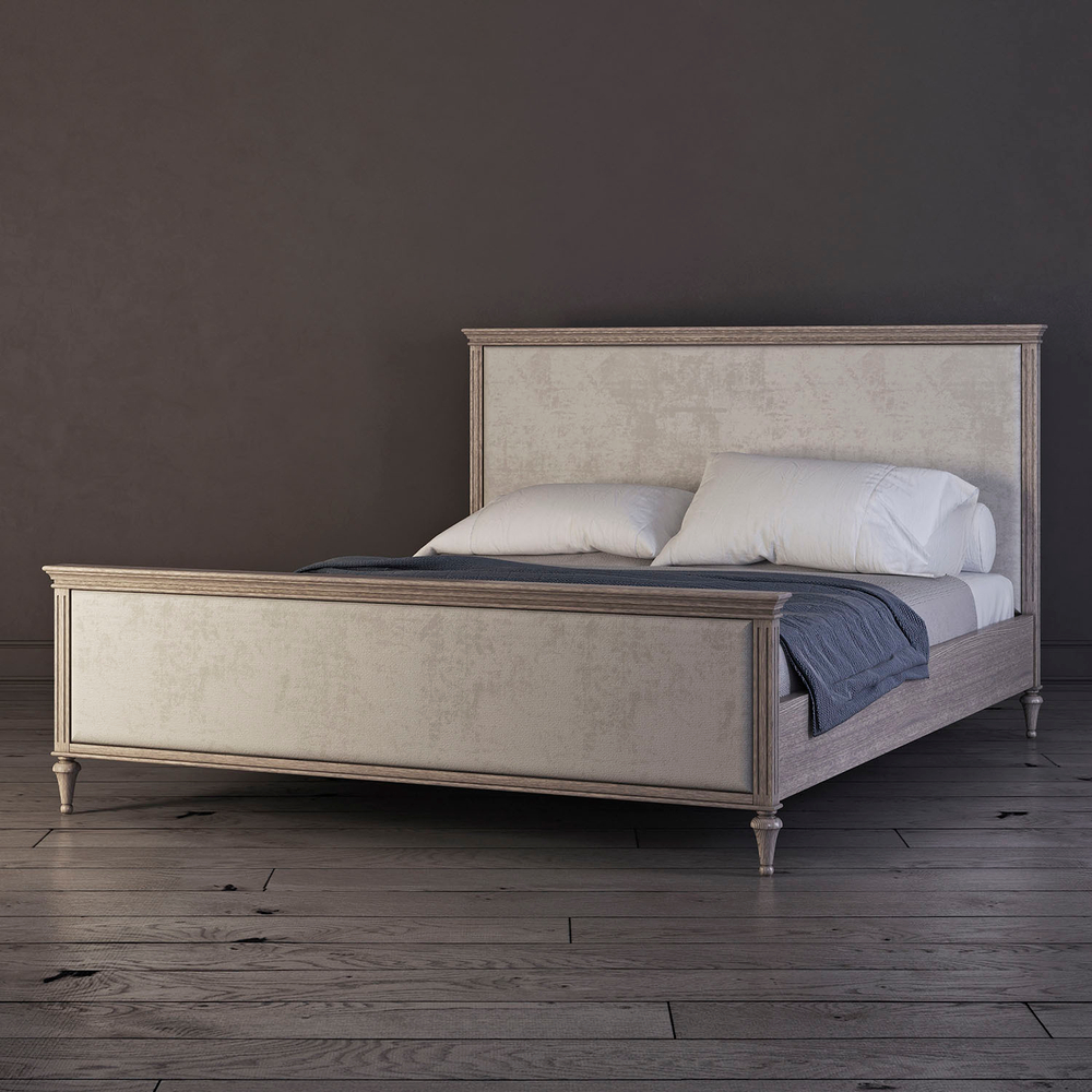 Кровать Riverdi с мягким изголовьем и изножьем