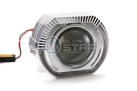 Бленда (маска) для линз BMW 2.0 Led (Left Левая) ДХО с функцией притухания 3.0 дюйма, 1шт