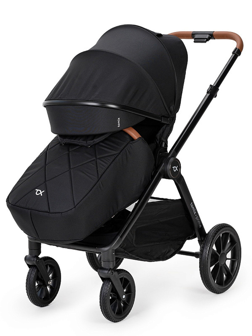 Детская коляска 2 в 1 Tomix Prime Black