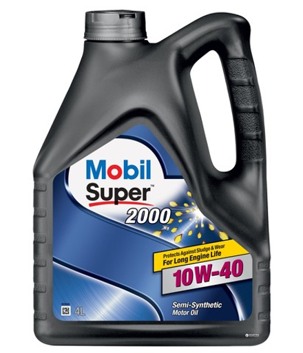 Моторное масло Mobil Super 2000 X1 10w40 4л полусинтетика