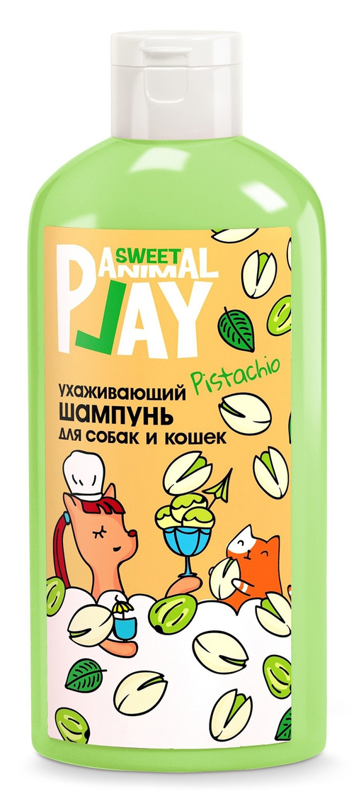 Шампунь ухаживающий Animal Play Sweet для собак и кошек, 300 мл