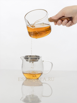 Чашка стеклянная "Чахай" Жаоян с воронкой  350 мл