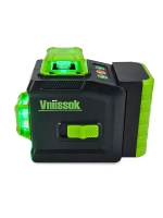 Лазерный нивелир VNIISSOK V0030 VNL-5912G (12 лучей, зеленый луч, LI-ION - 1шт., переходник, пульт ДУ, в коробке)