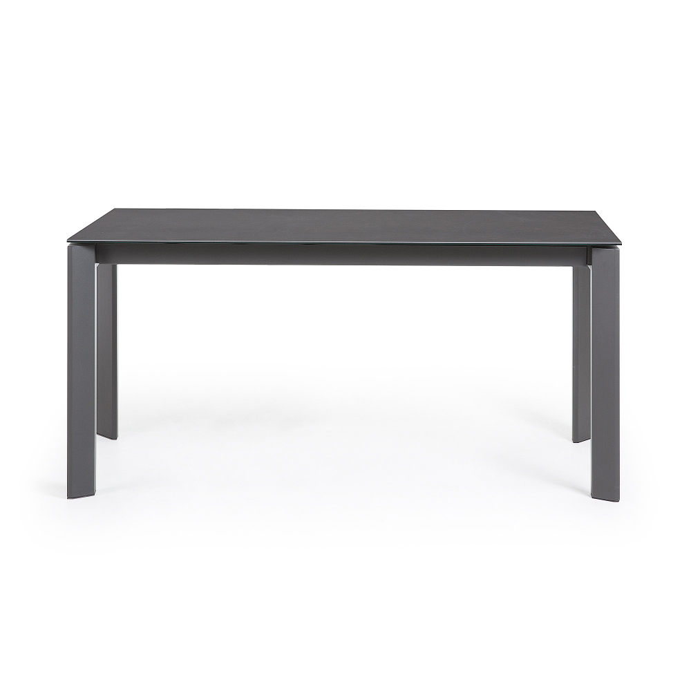 Раздвижной стол La Forma (ex Julia Grup) Atta 160 (220) x90 графит керамический