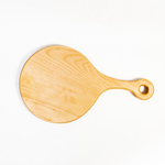 Деревянная разделочная доска из древесины сибирского кедра для хлеба с гравировкой RD46