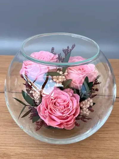 натуральные пионы в стекле, вакуум*