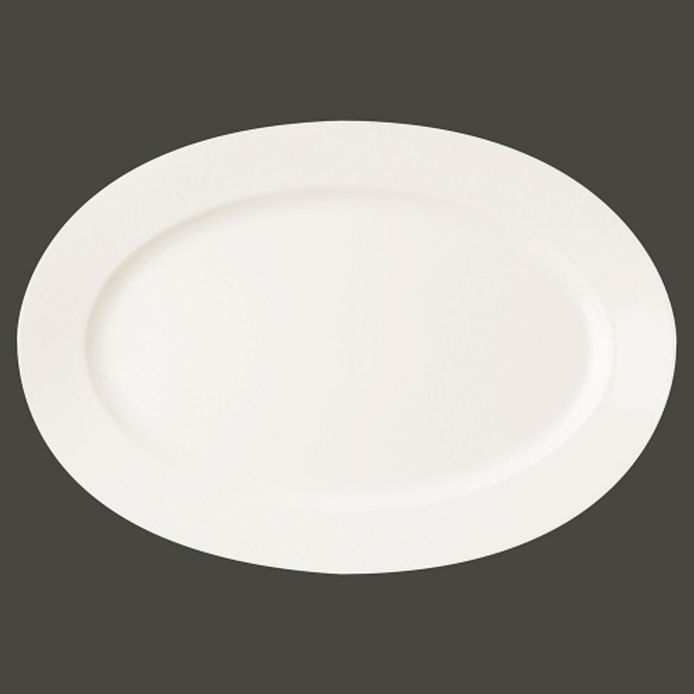 Тарелка овальная 32 см., плоская, фарфор, RAK Porcelain, Banquet