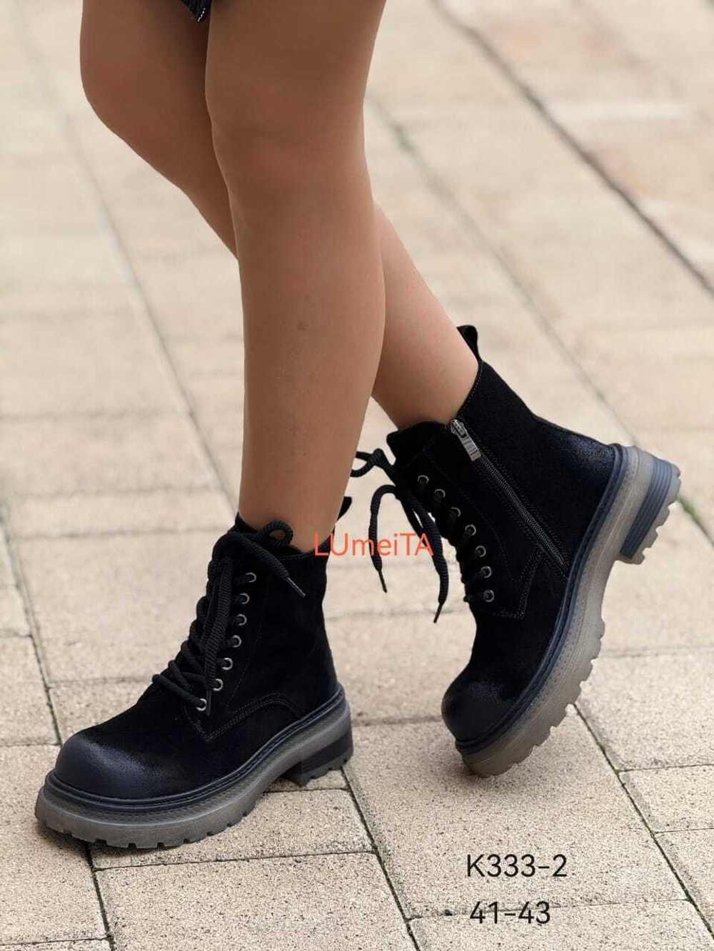 Ботинки нат. кожа по 6 пар (41-43)р. / 333-2