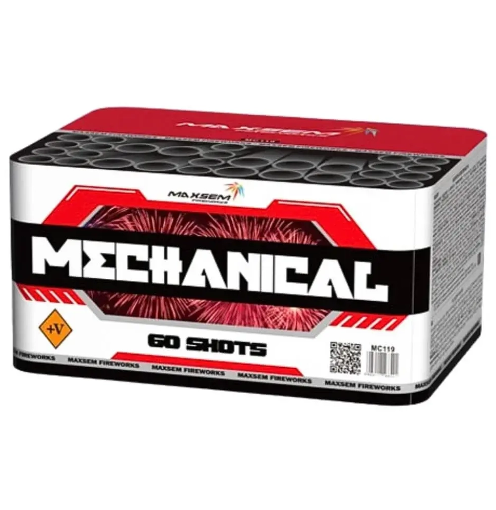 Батарея салютов Mechanical (MC119) от Maxsem, 60 залпов, 20–30 мм