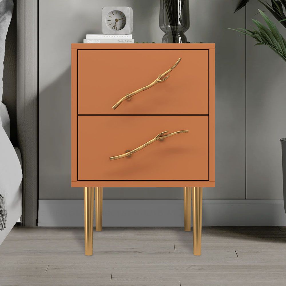 Тумба Арт Колор matte Стайл Голд Томленый оранжевый матовый