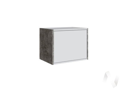 Антресоль торцевая Мадрид 0;35 400 (белый/ателье светлое)