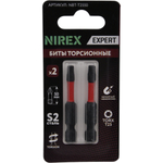 Набор бит NIREX Expert Torsion TORX T25, 50мм из 2 шт NBT-T2550