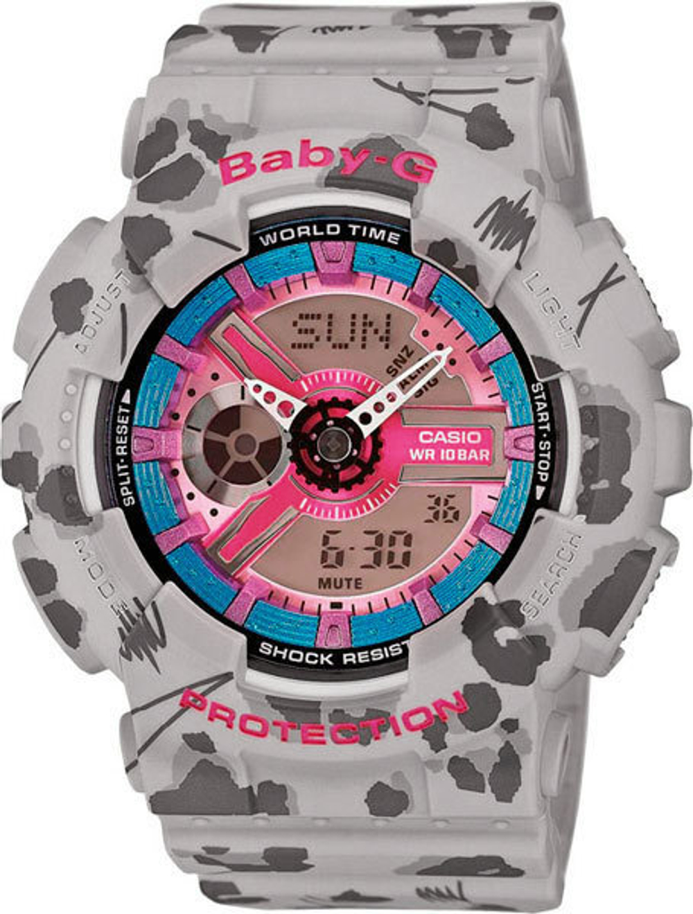 Японские наручные часы Casio Baby-G BA-110FL-8A