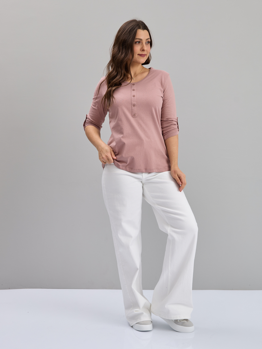 Лонгслив ЛНк-005/светло-песочный