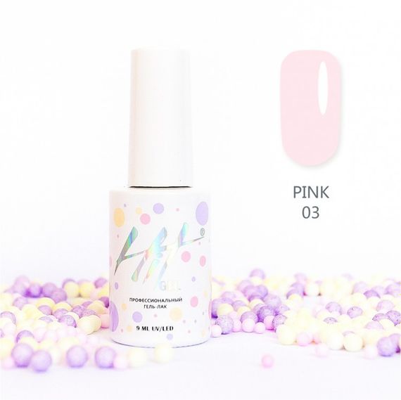 Гель-лак ТМ &quot;HIT gel&quot; №03 Pink, 9 мл