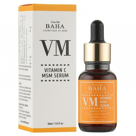 Cos De BAHA Сыворотка для лица с витамином C и феруловой кислотой - Vitamin C MSM Serum (VM), 30мл