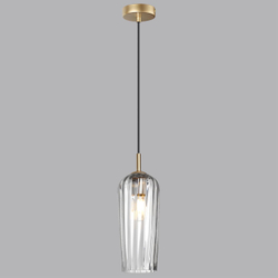 6551/1B SUSPENTIONI LN26 387 матовое золото Подвес E14 1*40W 220V ELLIE