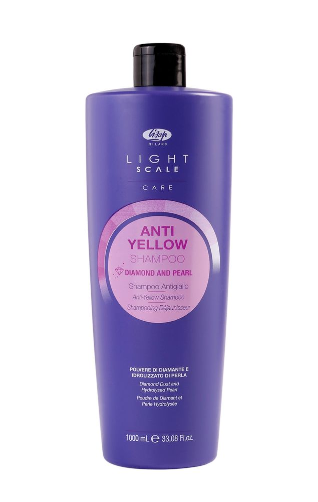 Шампунь для осветленных, мелированных и седых волос – “Light Scale Care Anti Yellow Shampoo”  1000 мл