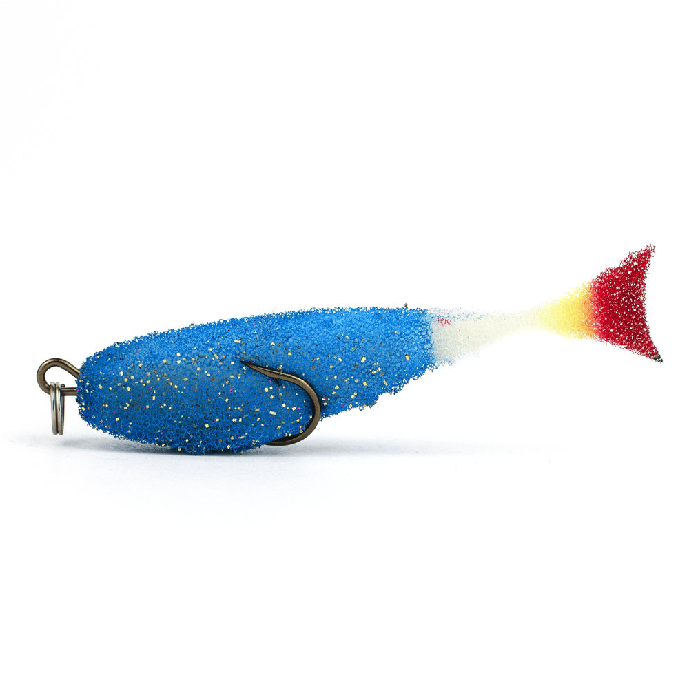 Поролоновая рыбка "Марка" мерцающая, 7см (15шт/уп)