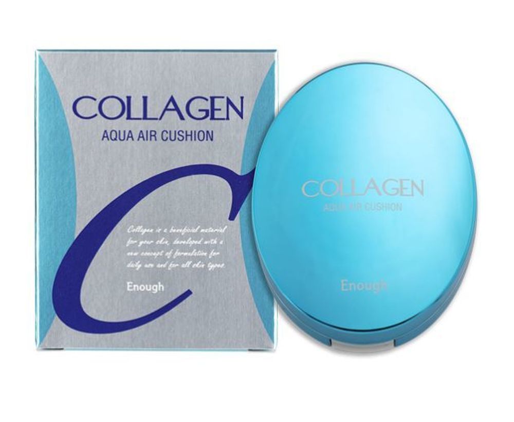 Enough Кушон увлажняющий с коллагеном - Collagen aqua cushion #21, 15г