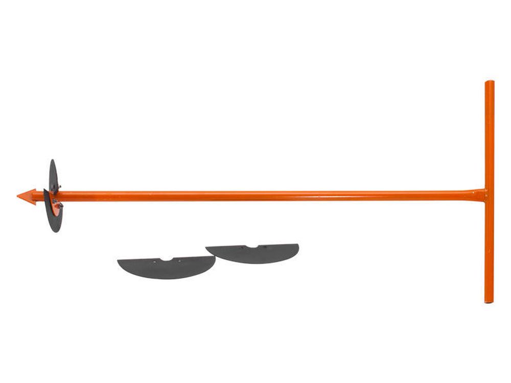 Бур садовый со сменными ножами 1 м., диаметр 150-200мм (шт.)