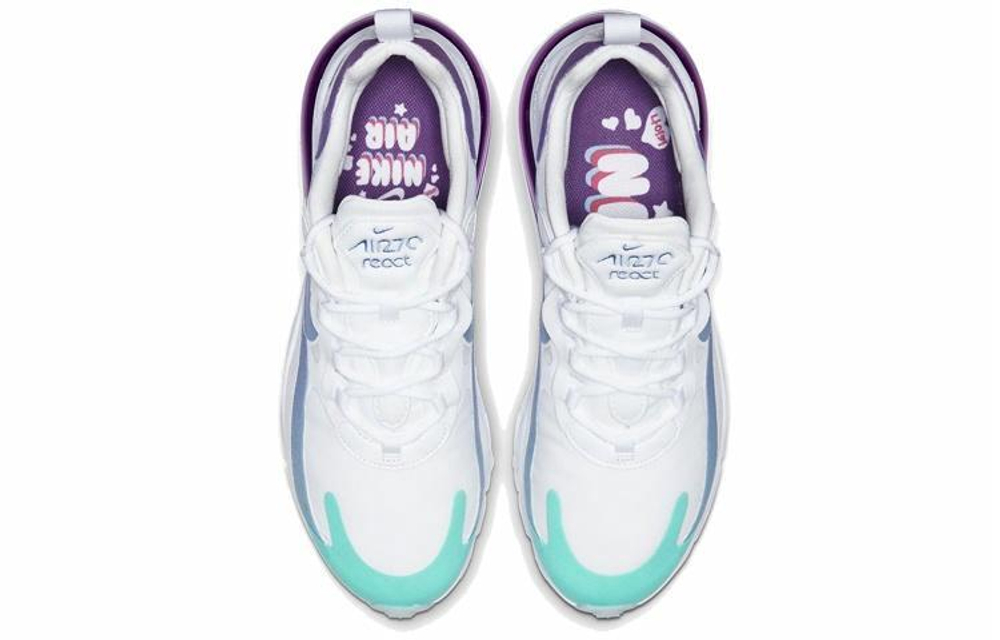 Кроссовки Nike Air Max 270 React (Женская размерная сетка)