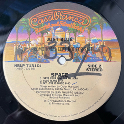 Винтажная виниловая пластинка LP Space Just Blue (США 1979) (Промо)