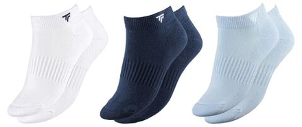 Теннисные носки Tecnifibre Low Cut 3P - white/marine/glacier