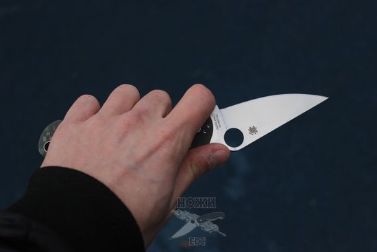 Складной нож Spyderco ParaMilitary 2 C81GPCMO2 c клинком из стали CPM-S45VN, рукоять G10