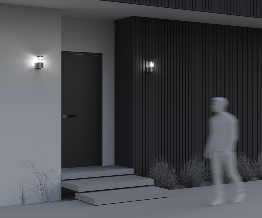 Уличный настенный светильник Outdoor O576WL-01GR