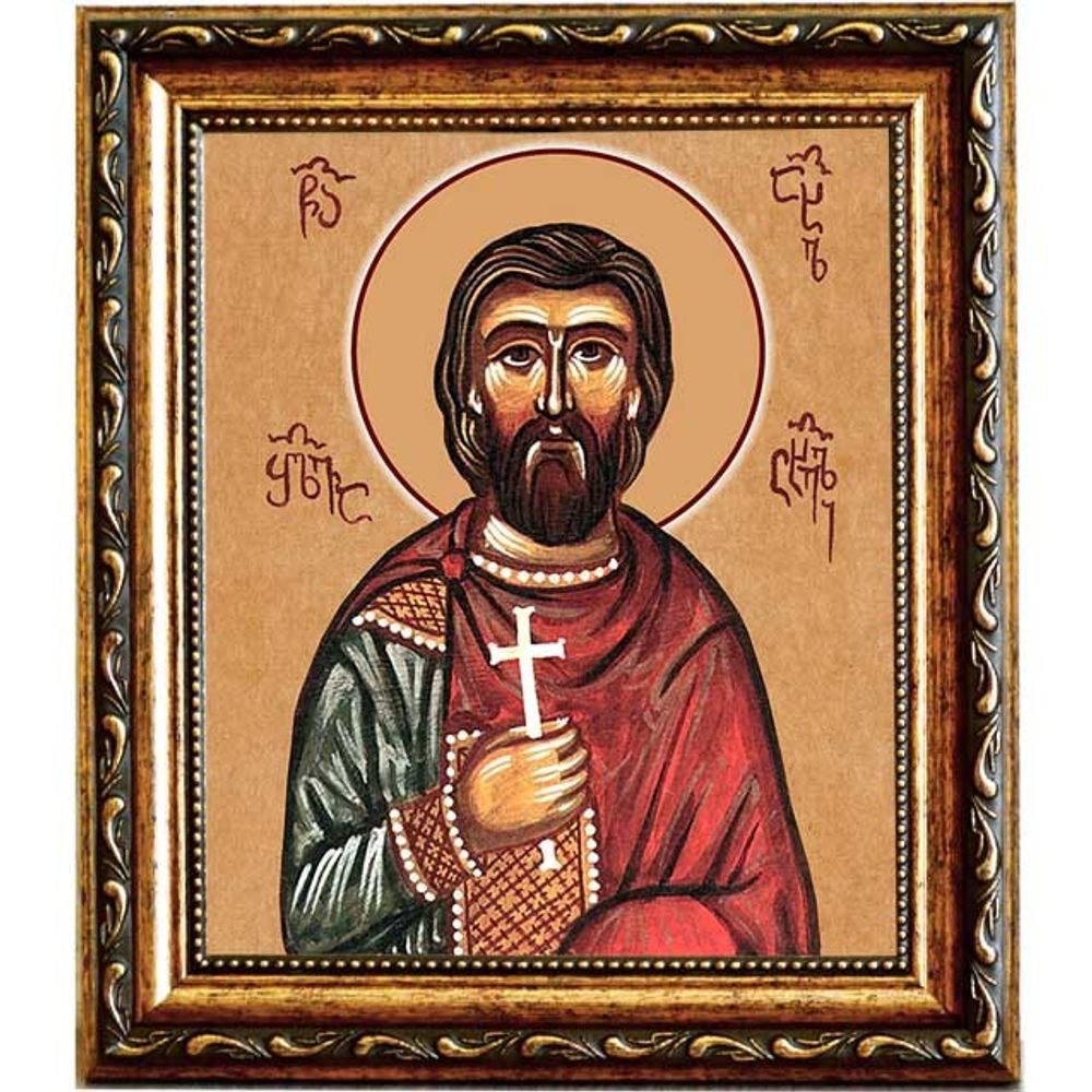 Шалва Ахалцихский мученик. Икона на холсте.