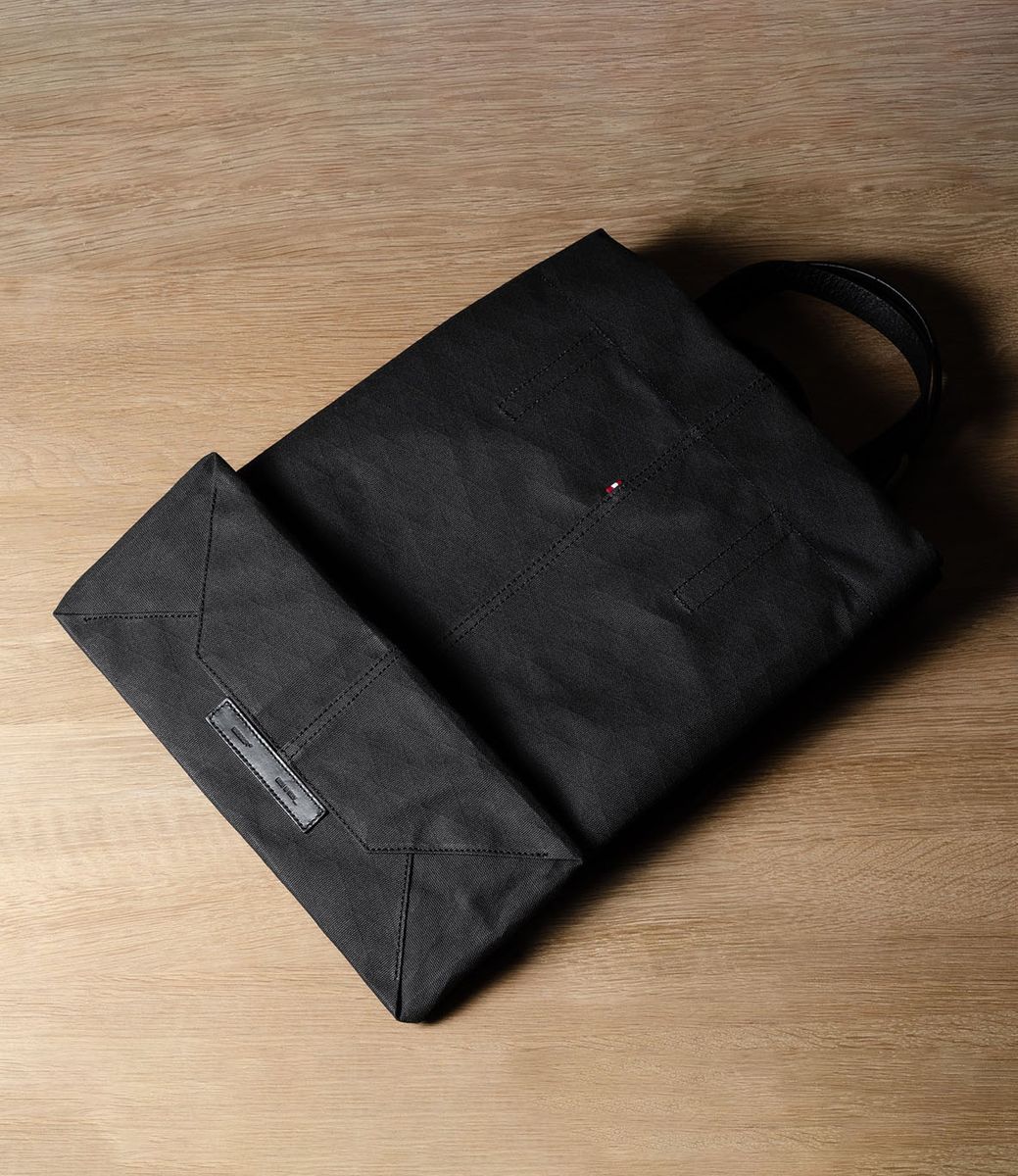 Hard Graft Keeper Tote Bag Charcoal — сумка-тоут из хлопка