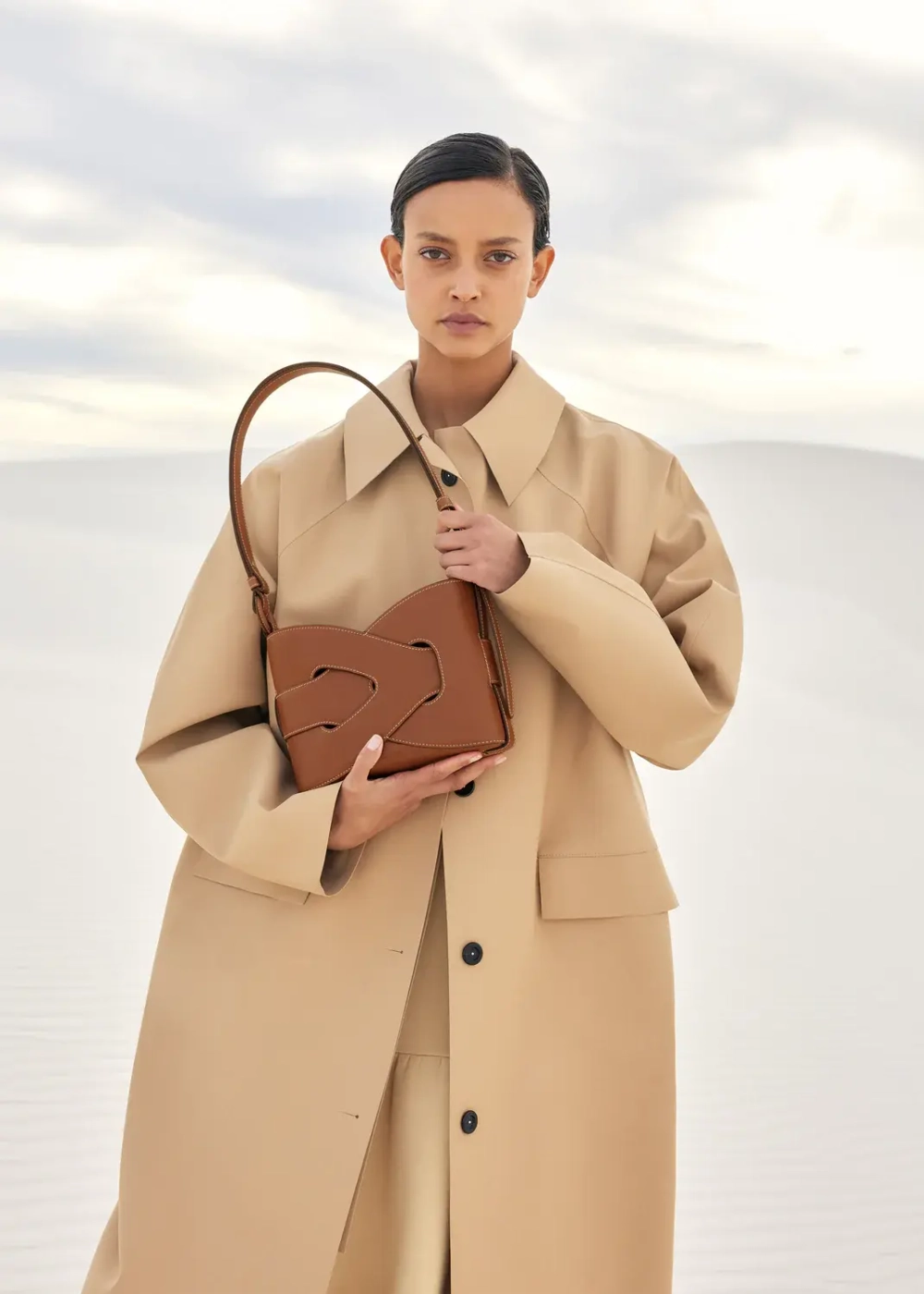 POLENE СУМКА NODDE, КОНЬЯЧНЫЙ