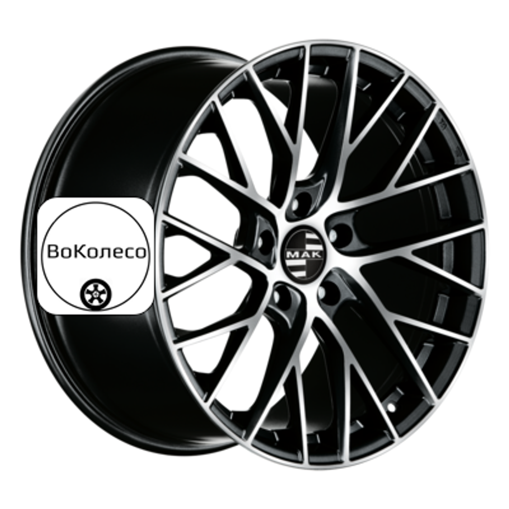 8,5x20/5x130 ET51 D71,6 Monaco Black mirror MAK